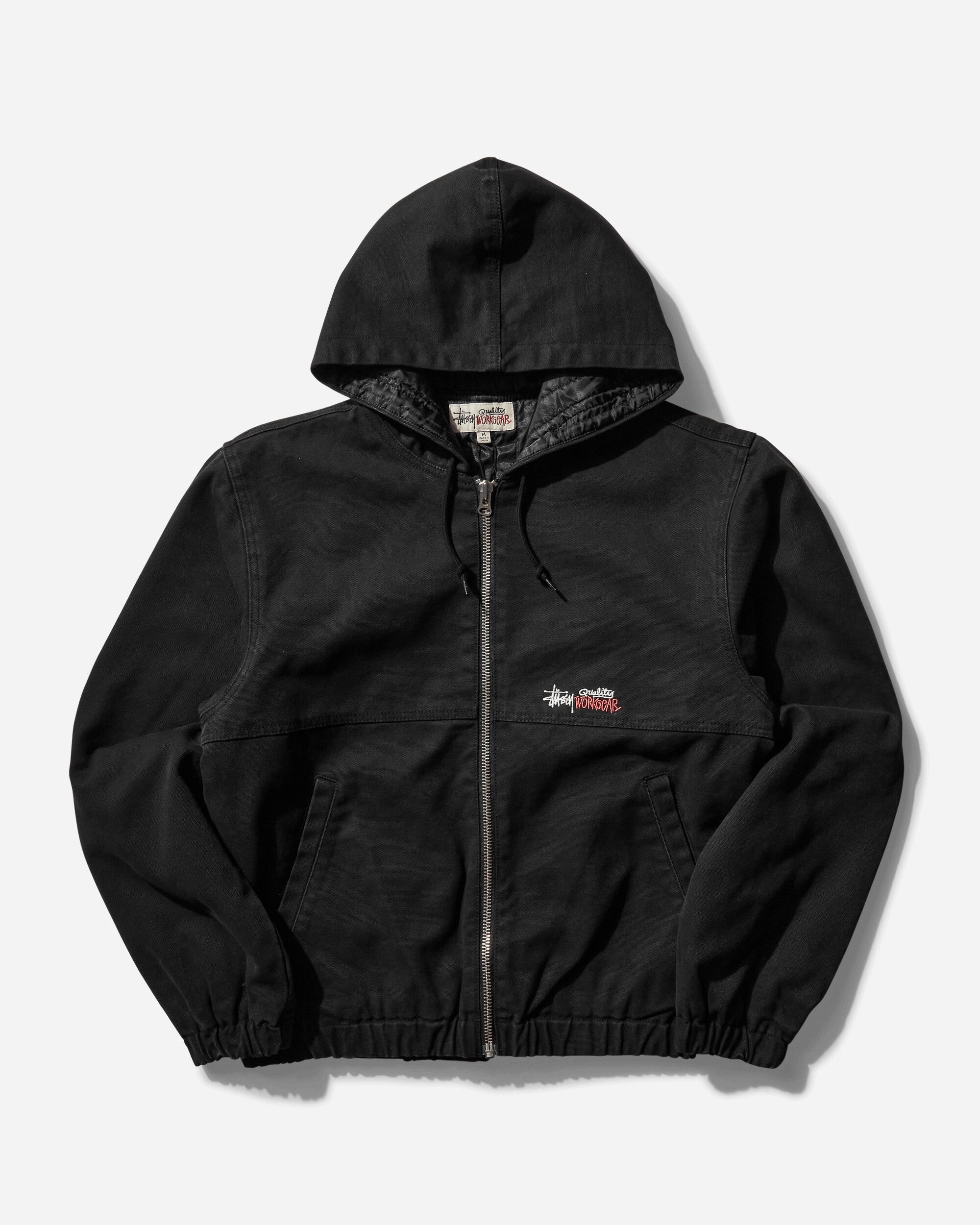 Stüssy Work Jacket Insulated Canvas Black Coats and Jackets Jackets 115716 0001