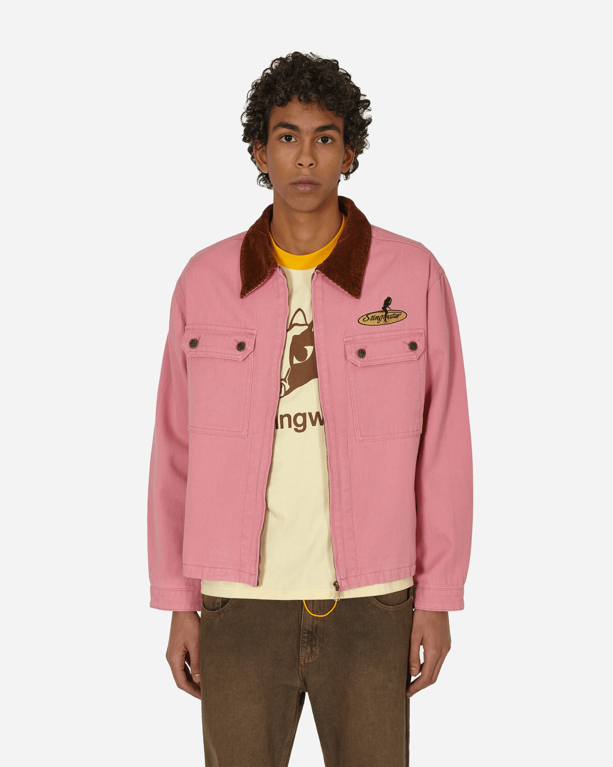 Stingwater Cow Head Jacket Pink Coats and Jackets Jackets COWJKT PNK