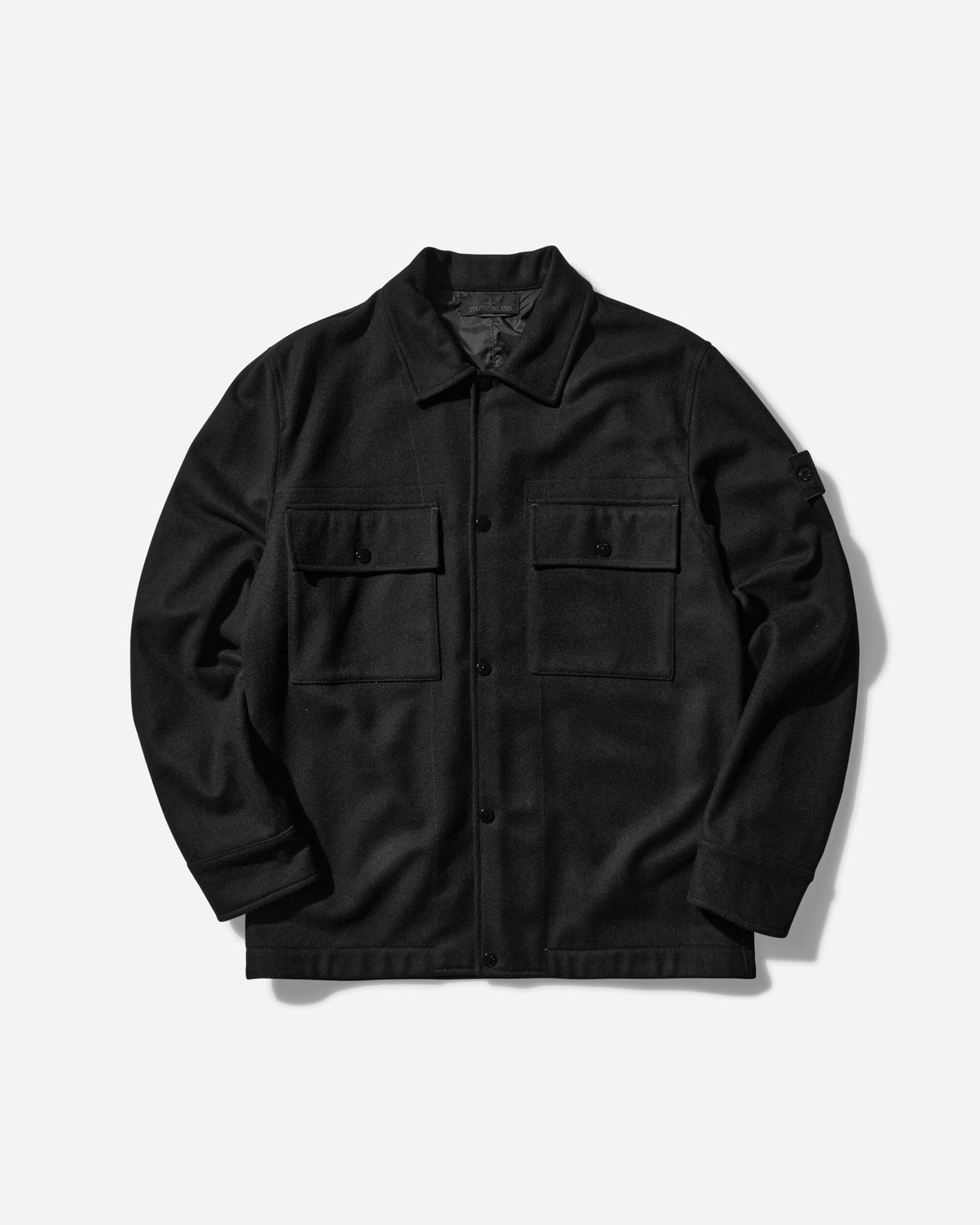 Stone Island Ghost Overshirt Black Shirts Overshirt 8115120F4 V0029