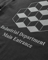 The Trilogy Tapes Ttt Industrial Department T-Shirt Black T-Shirts Shortsleeve PN24056 BLACK