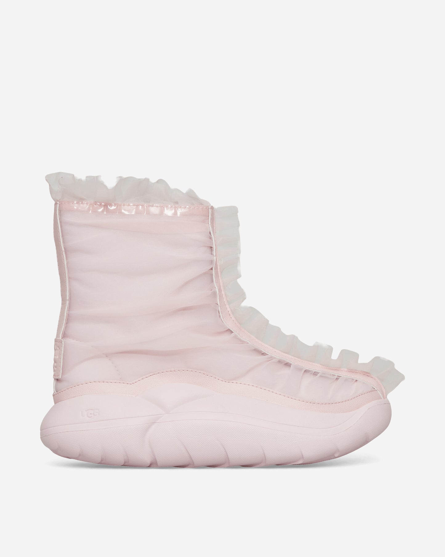 UGG Ugg Cs Ruffle Boot Short Seashell Pink Boots Mid Boot 1170290 SLPN