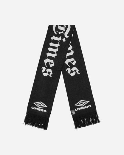 Umbro Jacquard Check Scarf Black Gloves and Scarves Scarves and Warmneck UBMW216YA06 BLK0001