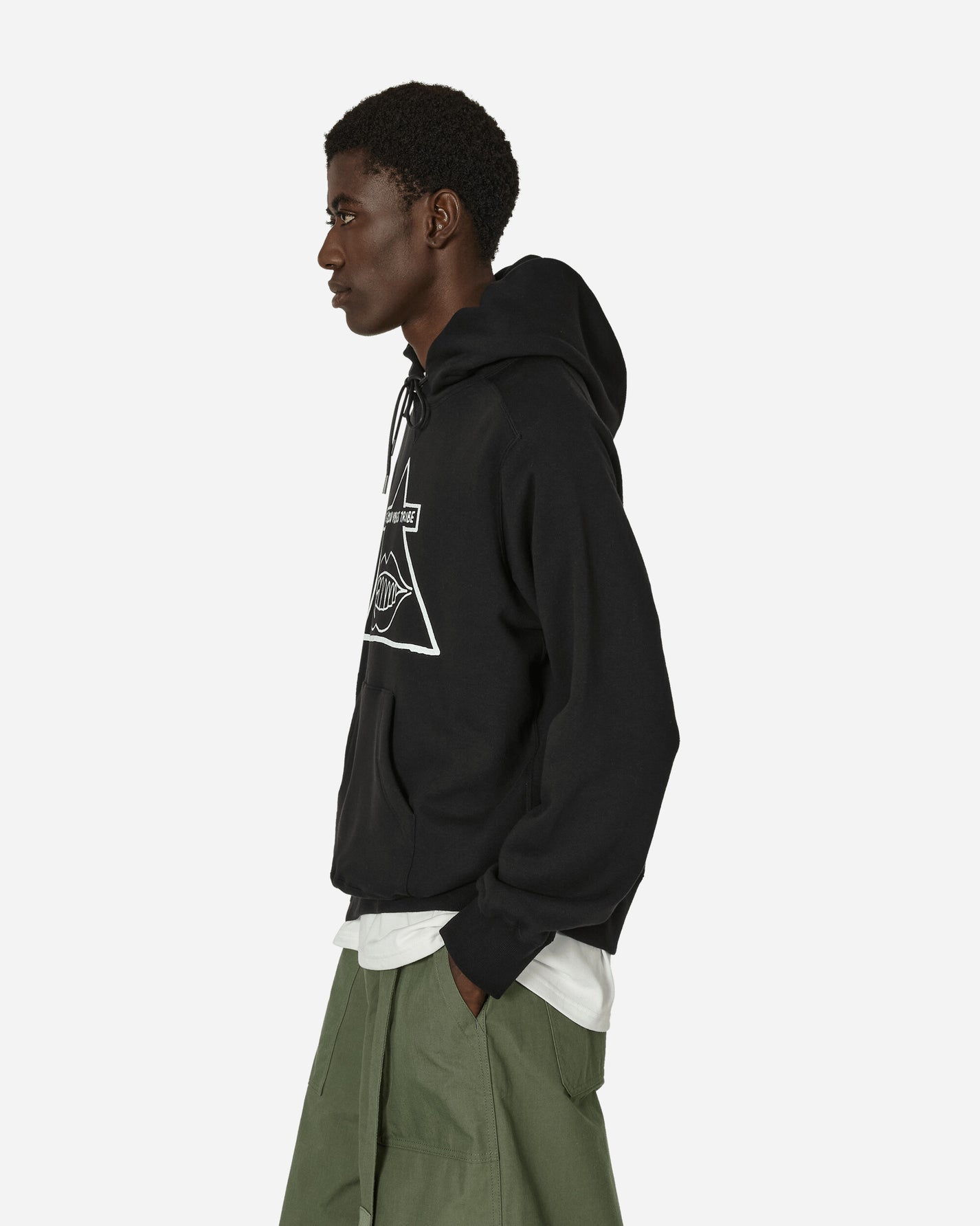 sacai Sacai Gonz The Good Vibes Tribe Hoodie Black Sweatshirts Hoodies 24-0823S 001