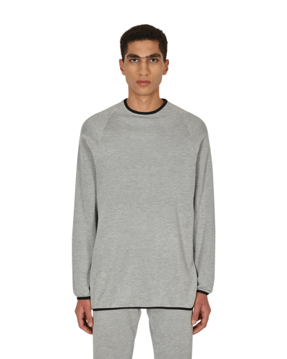 Arnar Mar Jonsson Knitted Underlayer Grey Knitwears Sweaters AMJKNITTEDUNDERTOP 001