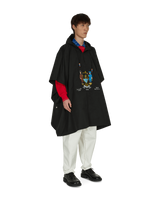 Bode Truro Crest Poncho Black Coats and Jackets Jackets MR23JA22N001 001