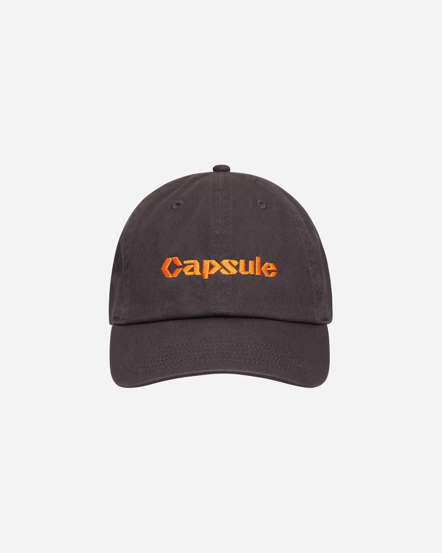 Capsule Capsule Embroidered Logo Cap Charcoal Hats Caps CAPLOGOHAT GREY