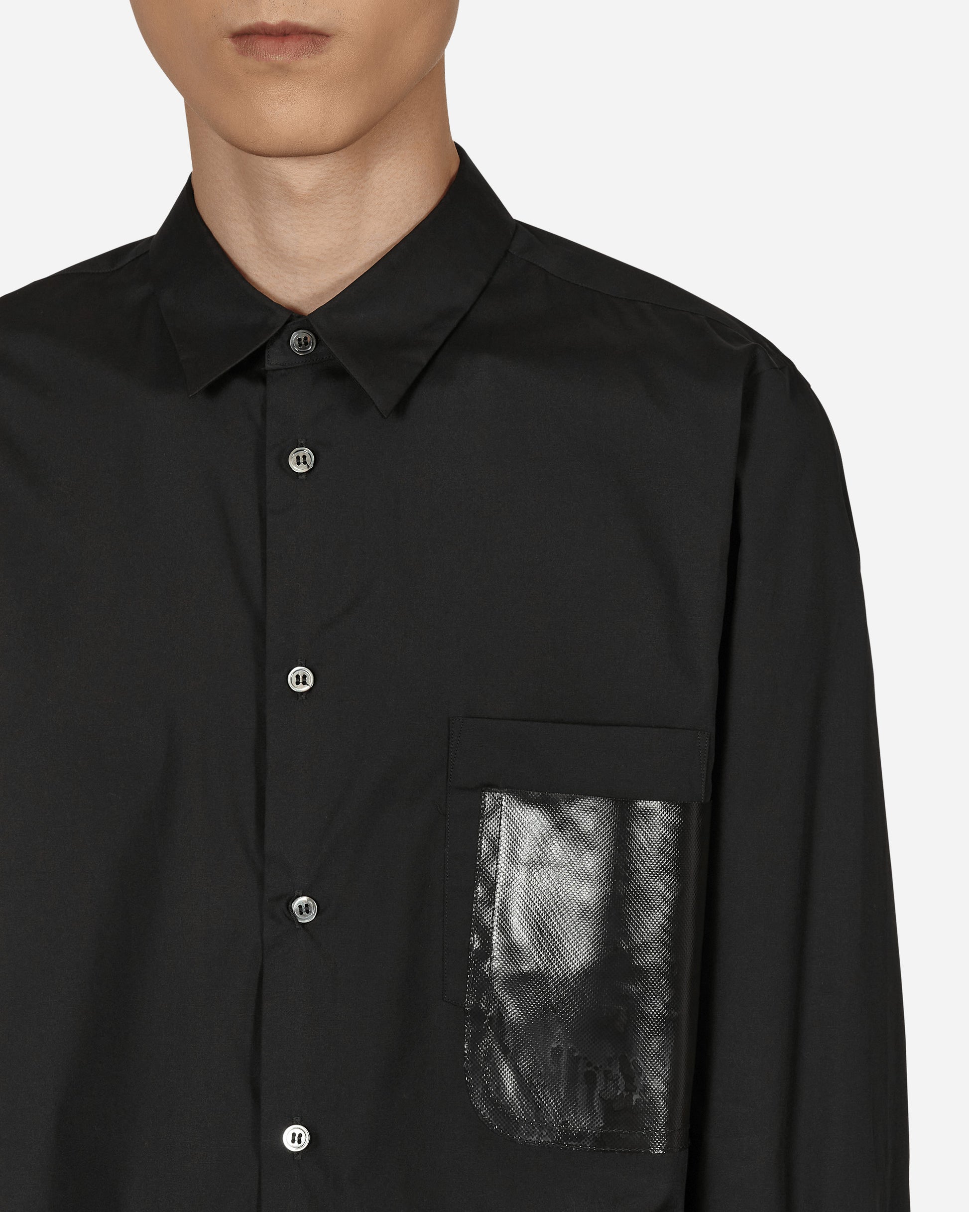 Comme Des Garçons Black Blouse Black Black Shirts Longsleeve 1I-B002-S22 1