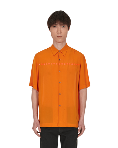 Dries Van Noten Clasen Emb 4122 Orange  Shirts Longsleeve 020739-4122 353