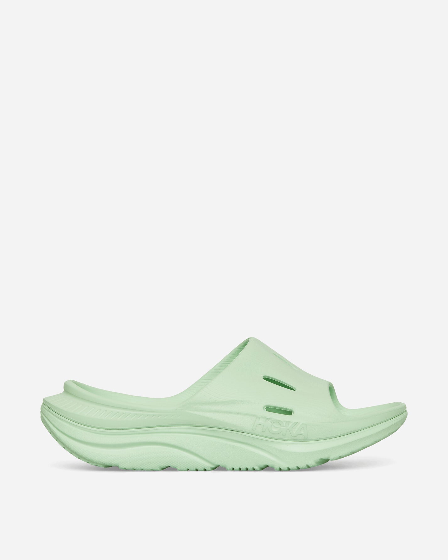 Hoka One One U Ora Recovery Slide 3 Lime Glow/Lime Glow Sneakers Low HK.1135061-LGLGL