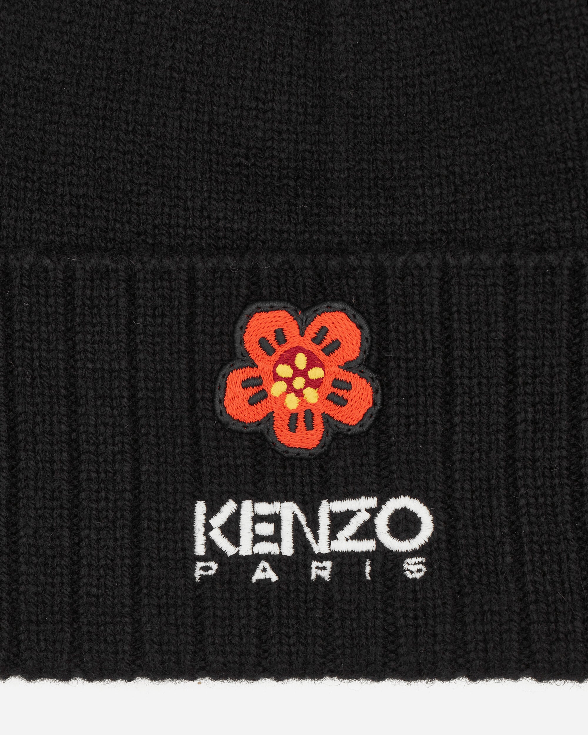 KENZO Paris Beanie Black Hats Beanies FD68BU191KWB 99J