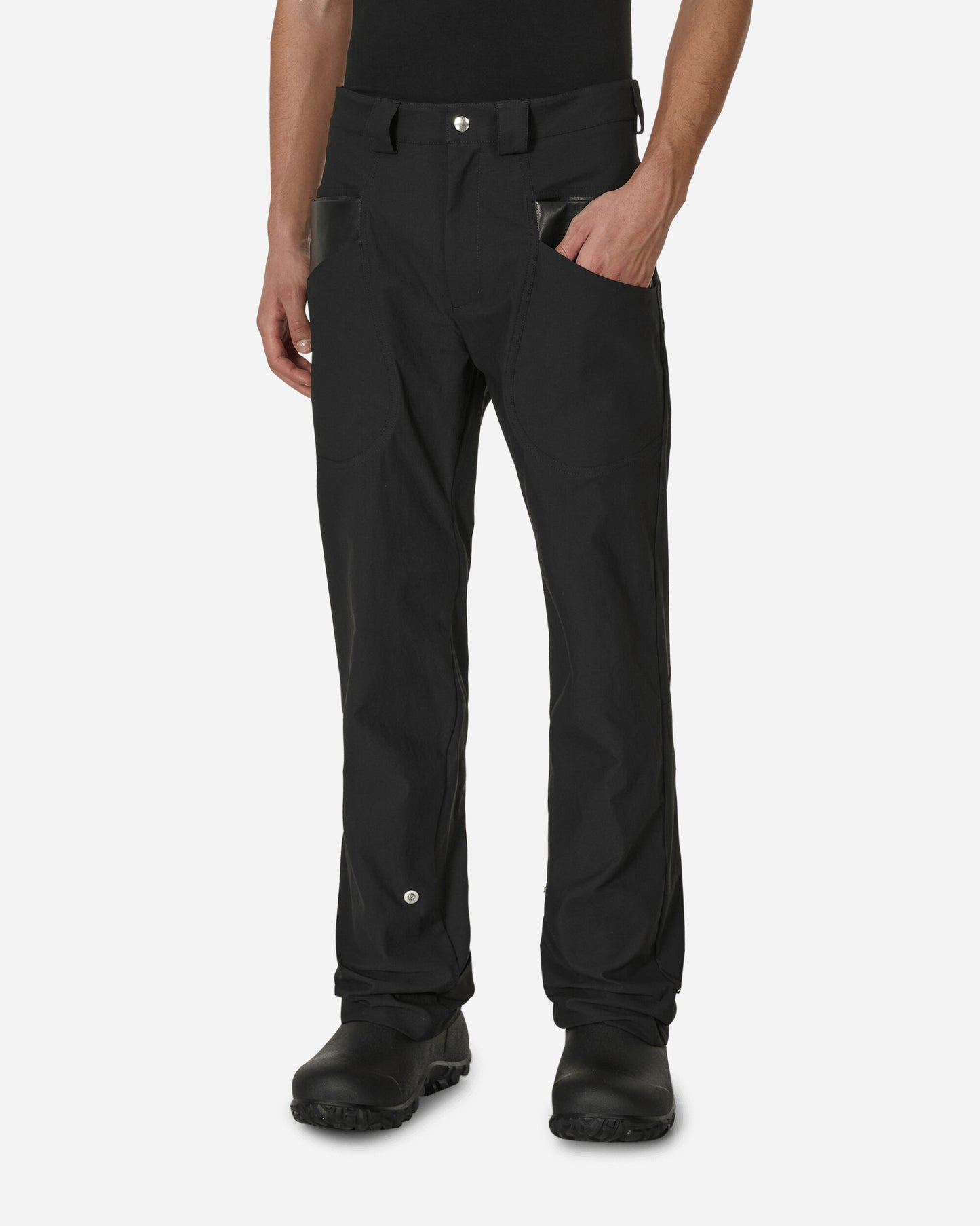 Kiko Kostadinov Mcnamara Uniform Trouser Jet Black/Black Pants Trousers KKSS23T04-13  001