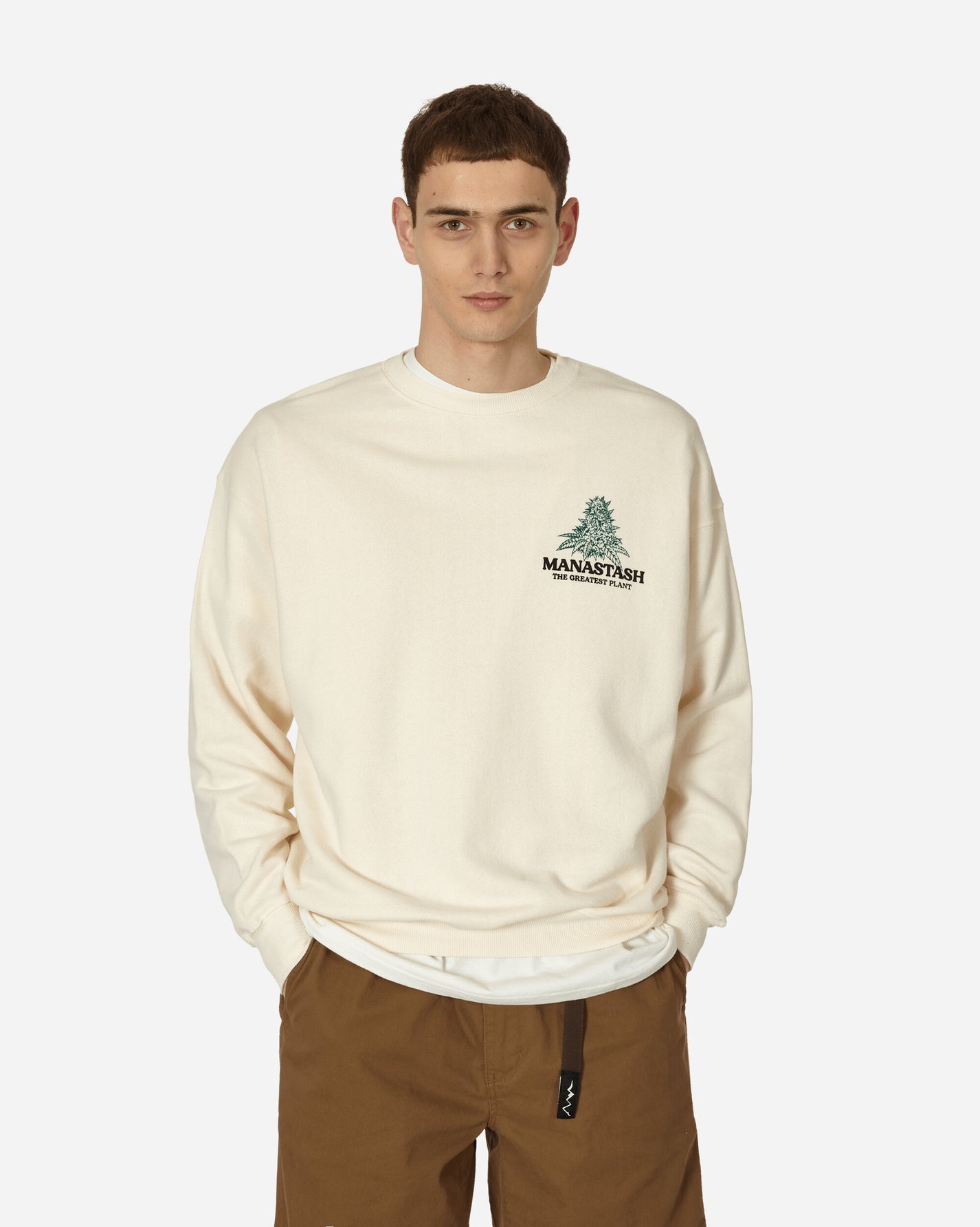 Manastash Cascade Sweatshirts Tgp Natural Sweatshirts Crewneck 7923132008 414