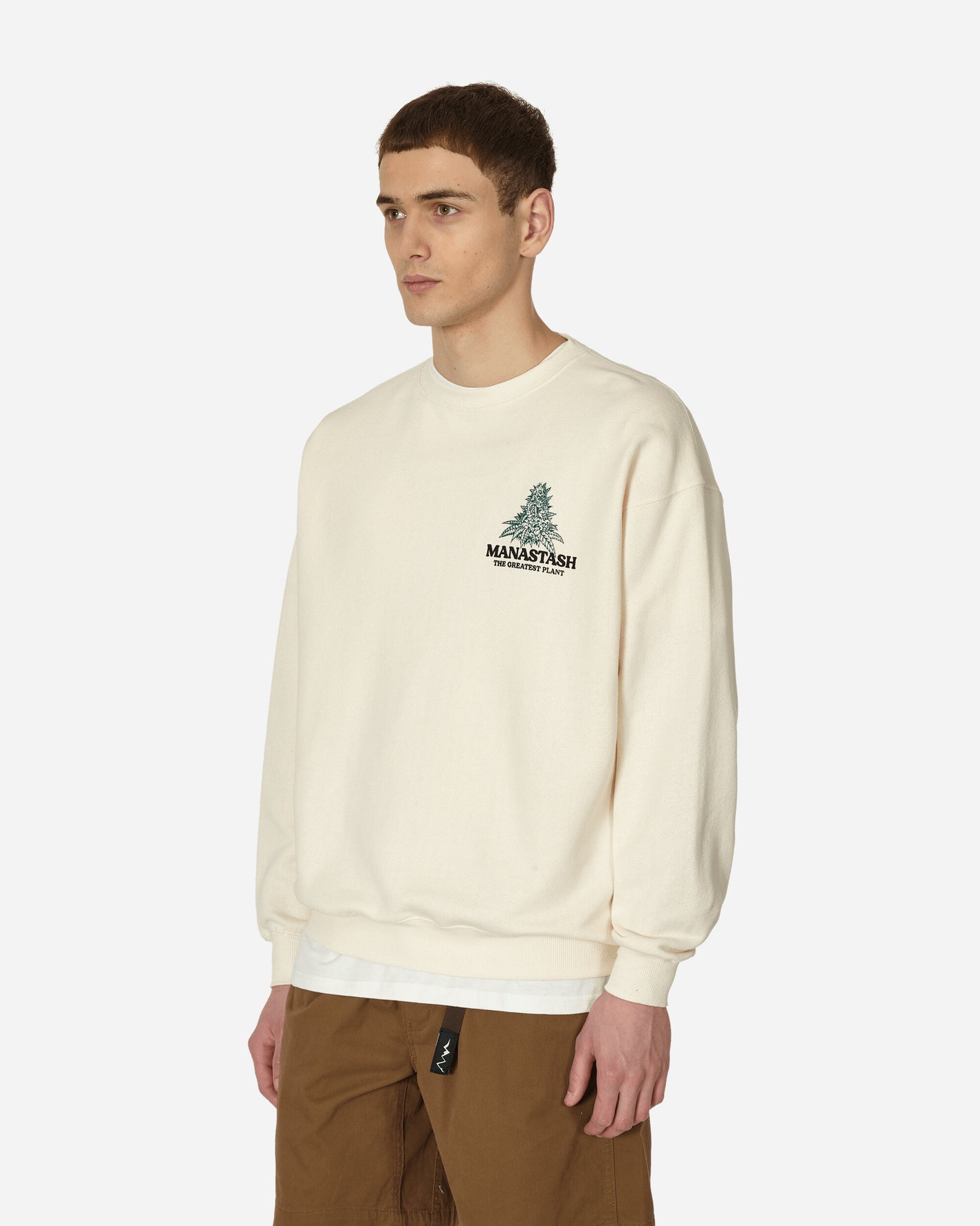 Manastash Cascade Sweatshirts Tgp Natural Sweatshirts Crewneck 7923132008 414