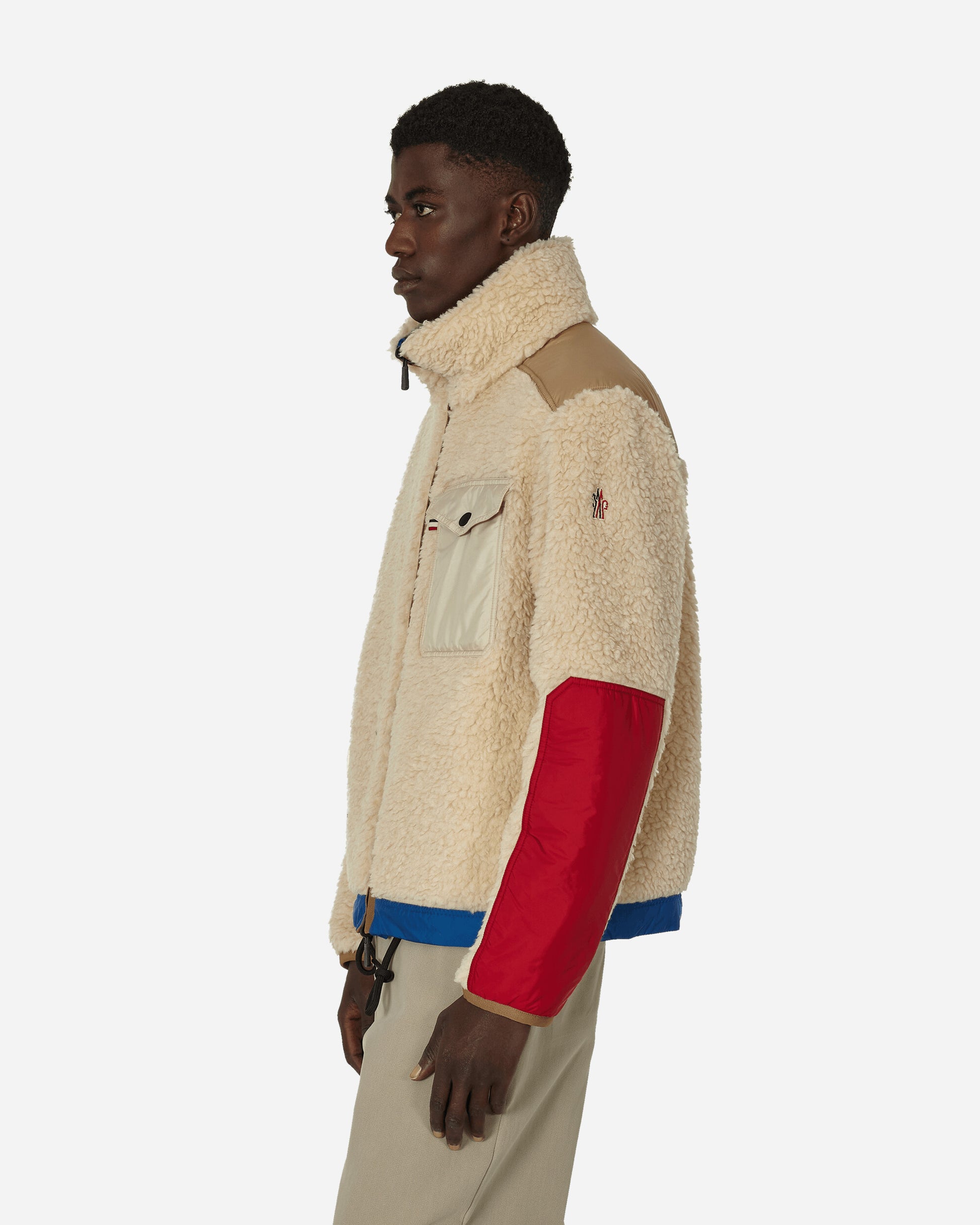 Moncler Grenoble Plattiers Bomber Jacket Beige Coats and Jackets Jackets 1A00014899N5 034