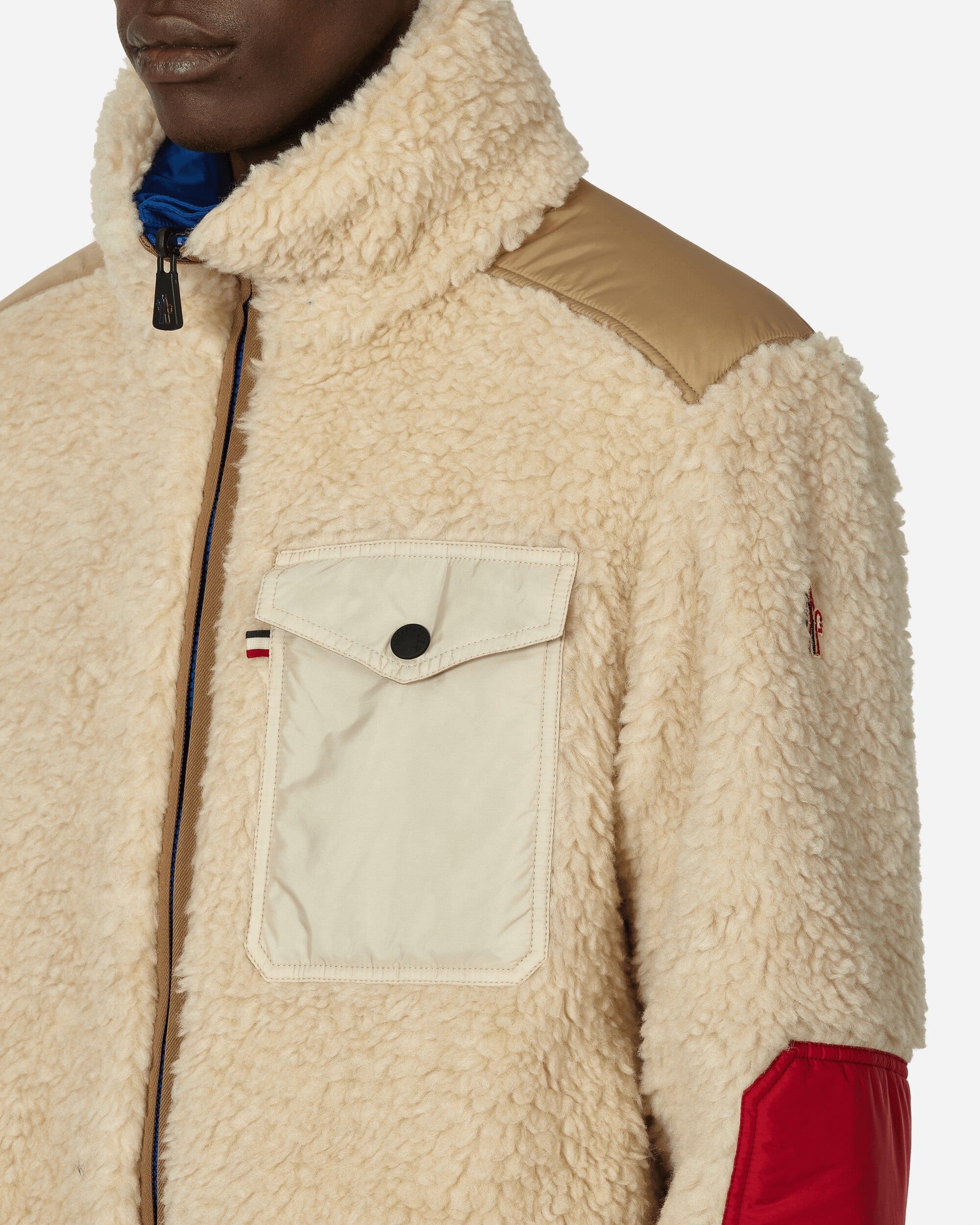 Moncler Grenoble Plattiers Bomber Jacket Beige Coats and Jackets Jackets 1A00014899N5 034