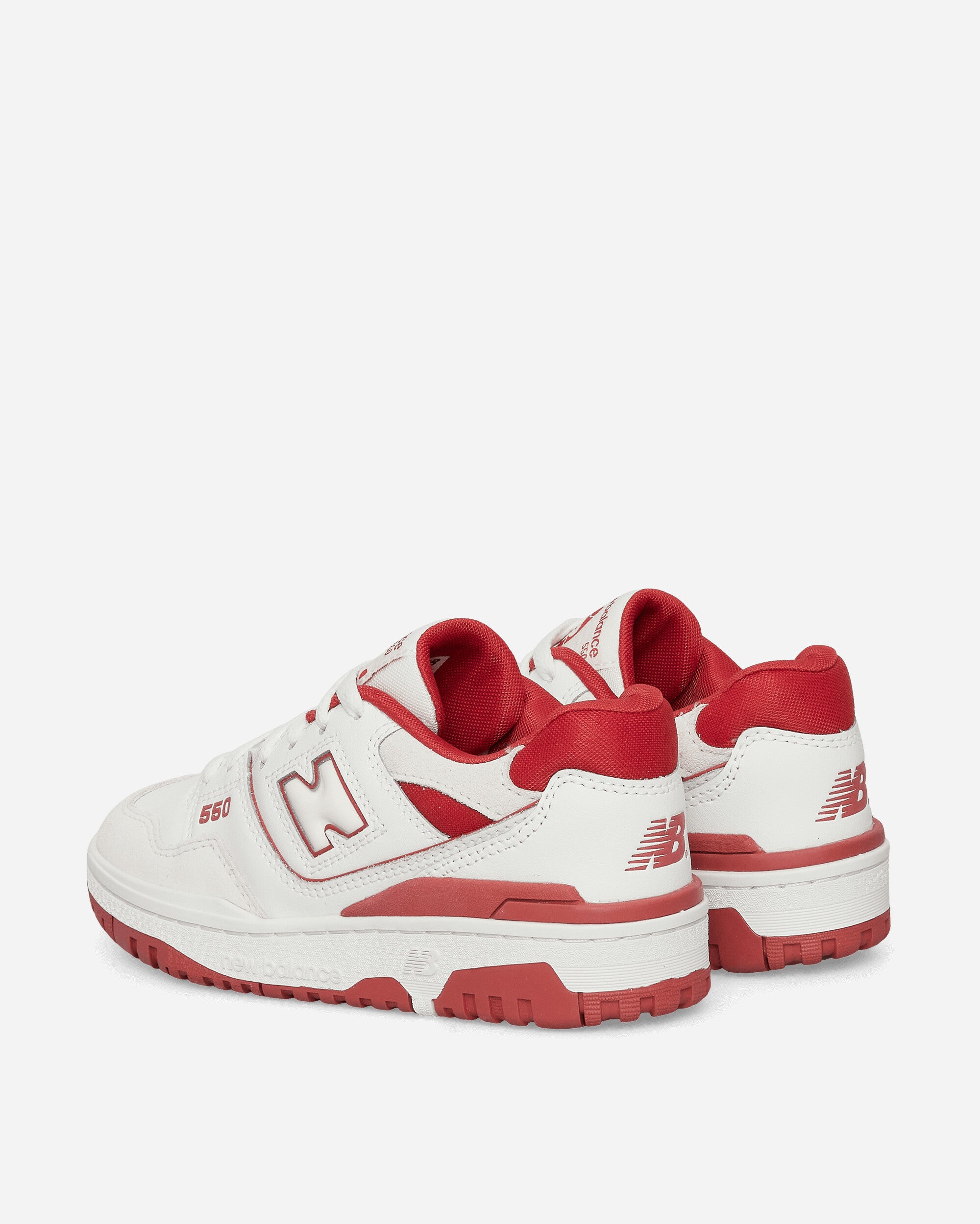 New Balance Kids GSB550TF White/Red Sneakers Low GSB550TF