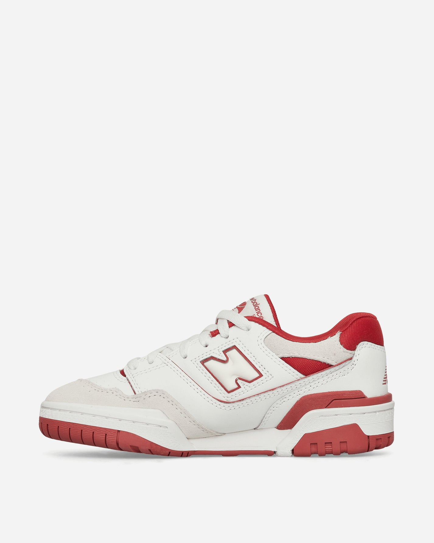 New Balance Kids GSB550TF White/Red Sneakers Low GSB550TF