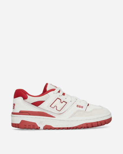 New Balance Kids GSB550TF White/Red Sneakers Low GSB550TF