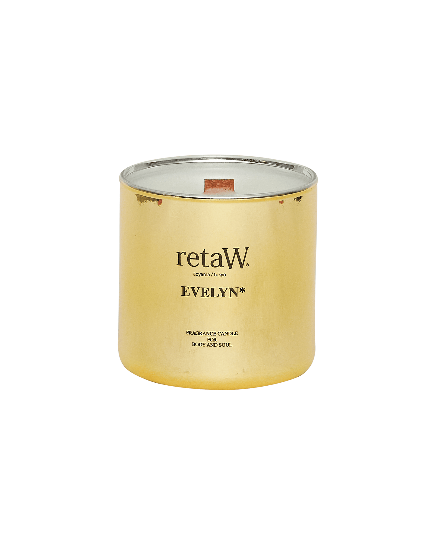 Reta-W Evelyn Metallic Gold Homeware Candles RTW-196 METALLICGOLD