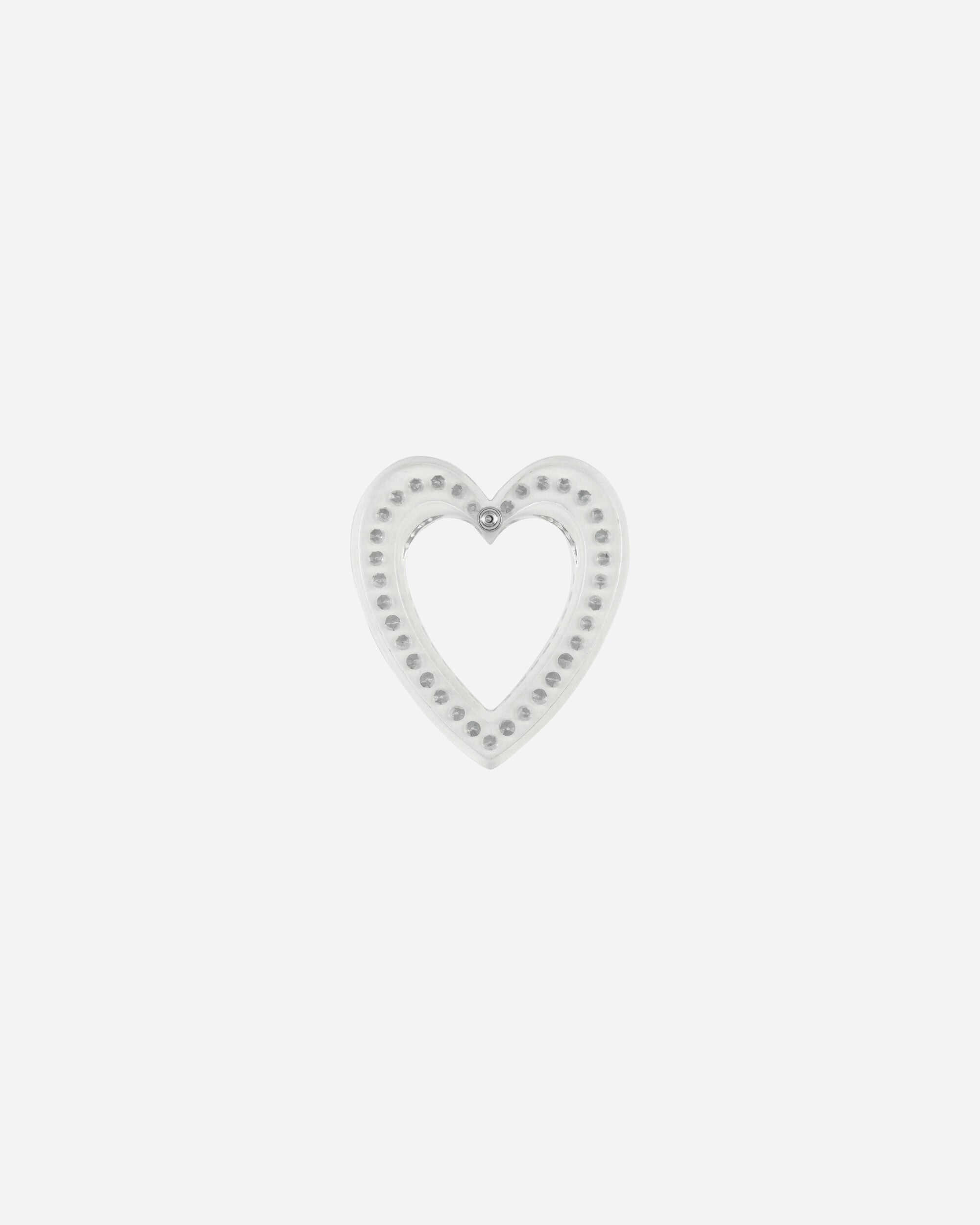 Safsafu Wmns Big Heart Earrings Transparent Jewellery Earrings 1-23-E1 004