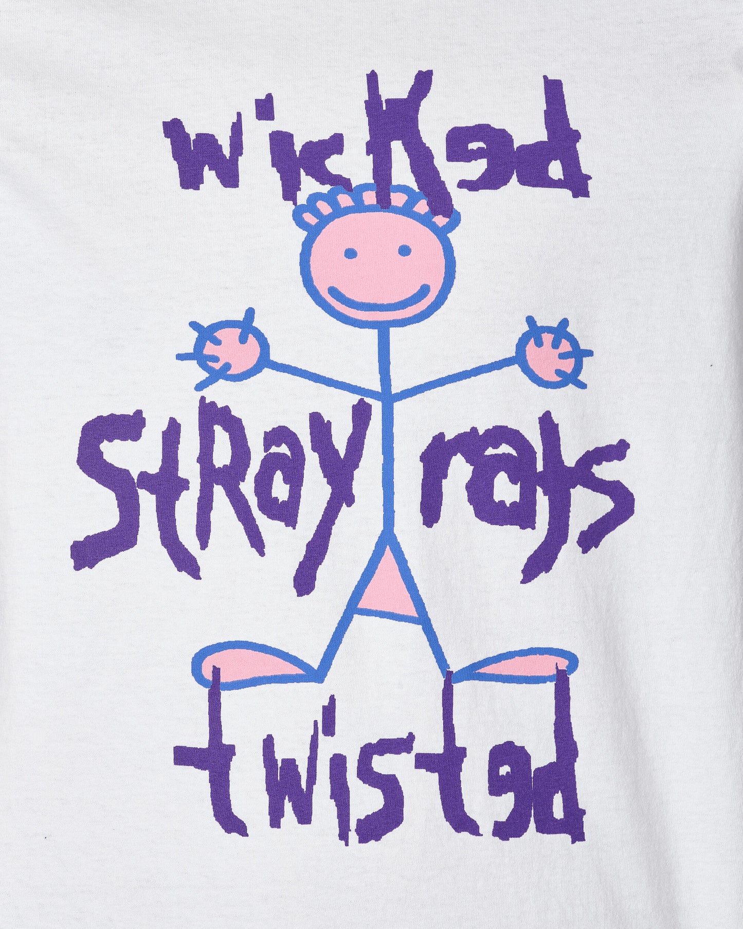 Stray Rats Wicked Twisted Tee White T-Shirts Shortsleeve SRT1135 1