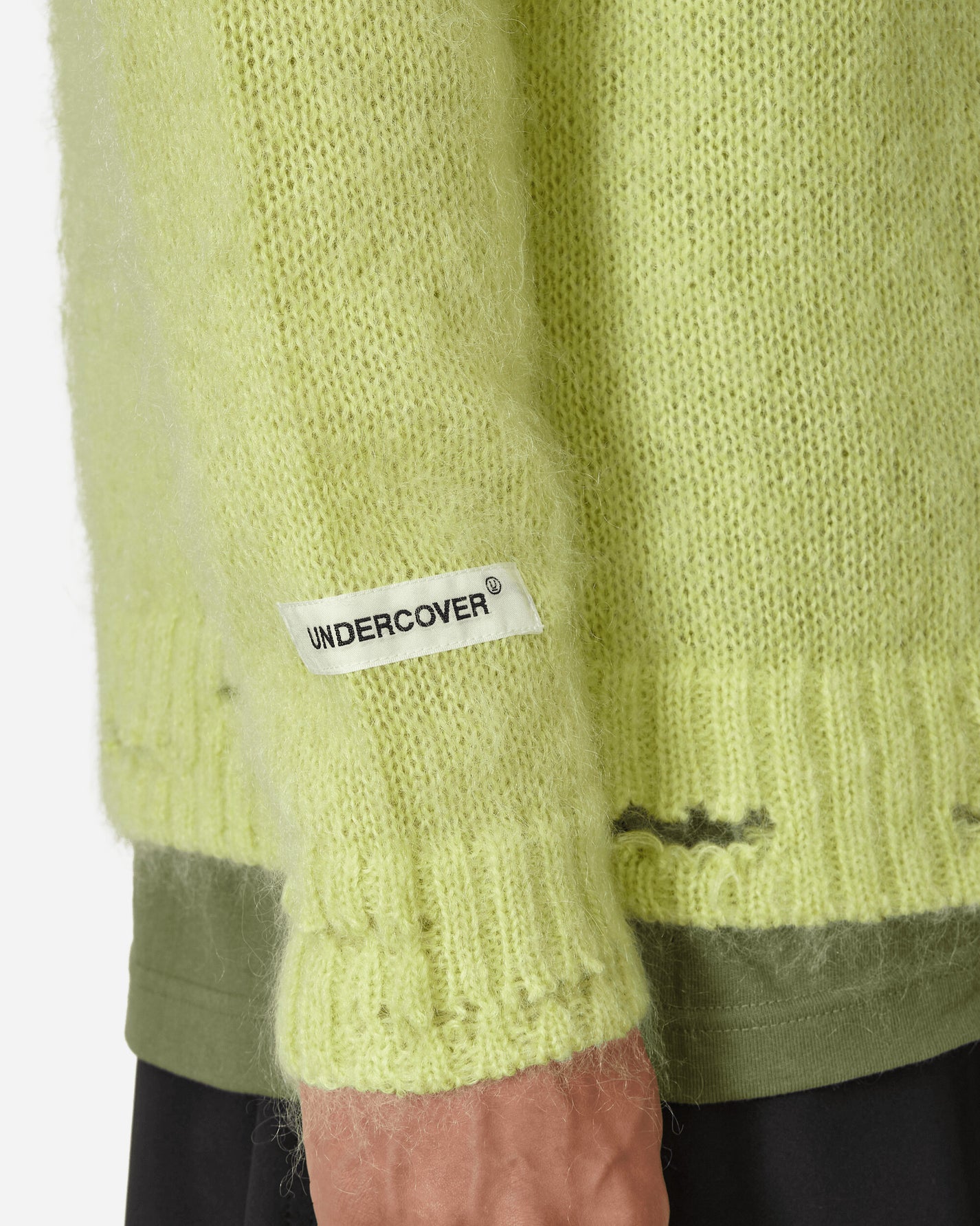 Undercover Crewneck Knitwear Light Yellow Knitwears Sweaters UP2C4905  1