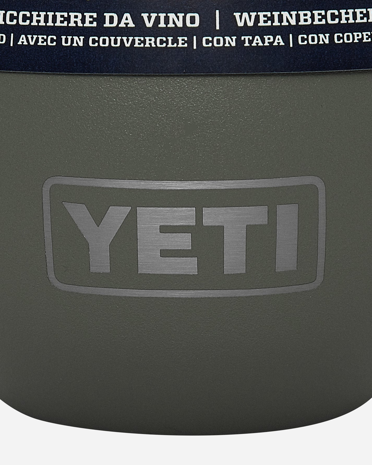 YETI Rambler Wine Tumbler 10Oz Camp Green Equipment Bottles and Bowls 0303 F23G